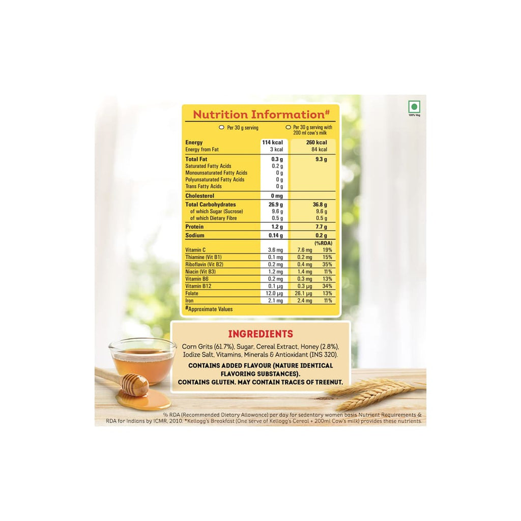 Kellogg's Cornflakes Real Honey 300g