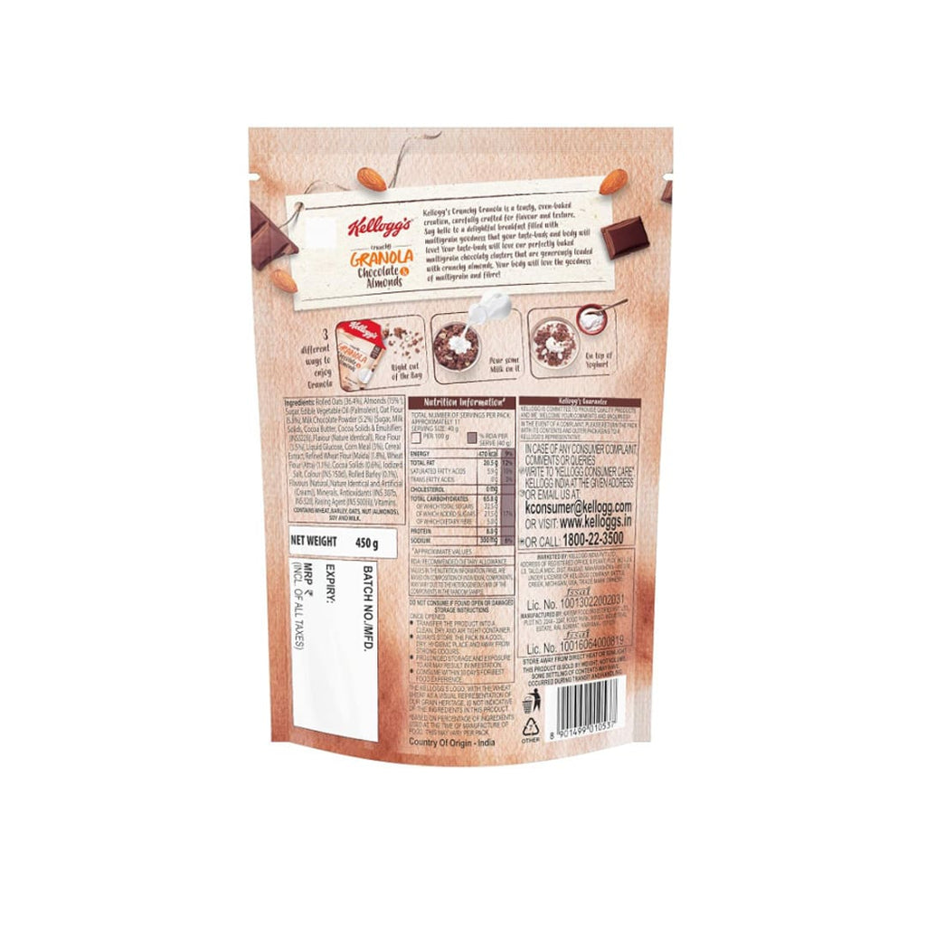 Kellogg's Crunchy Granola Chocolate &amp; Almonds 450g