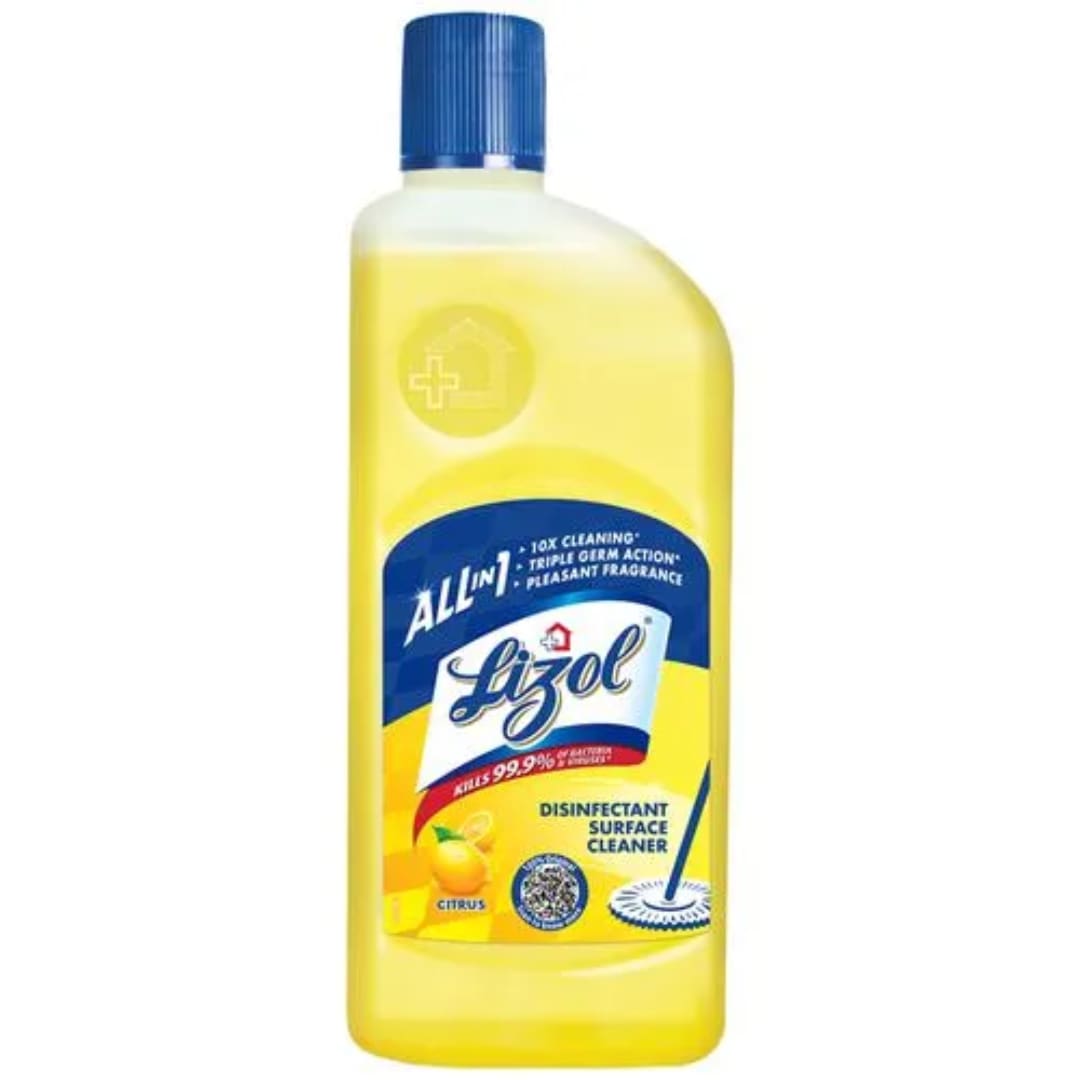 Lizol Disinfectant Surface & Floor Cleaner Liquid - Citrus, 975ML