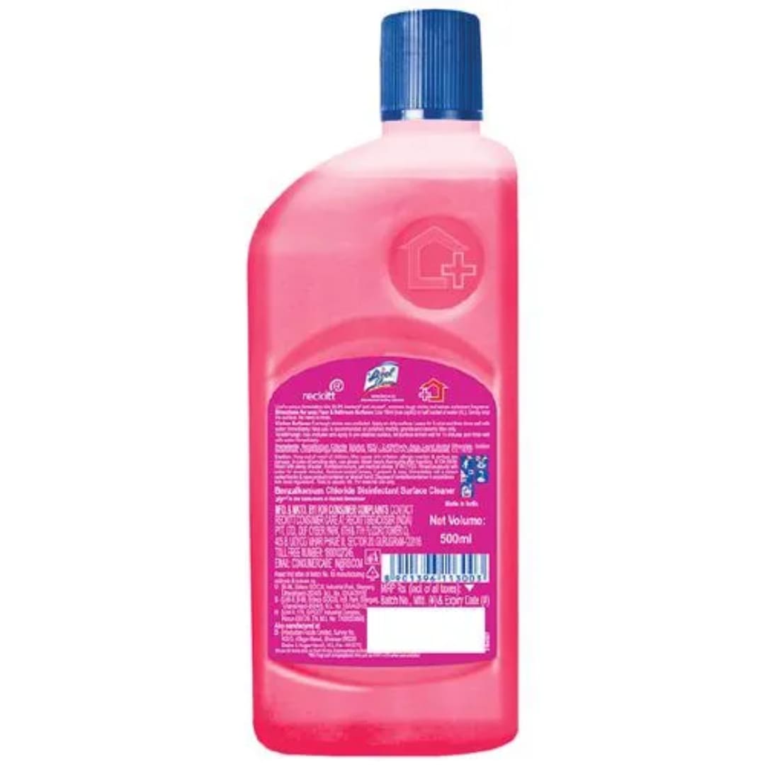 Lizol Disinfectant Surface & Floor Cleaner Liquid - Floral, 500 ml