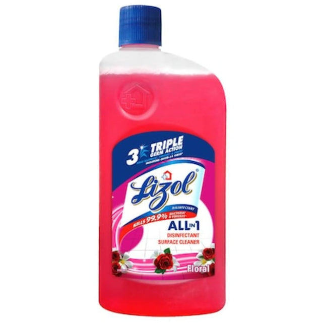 Lizol Disinfectant Surface & Floor Cleaner Liquid- Floral, 975 ml