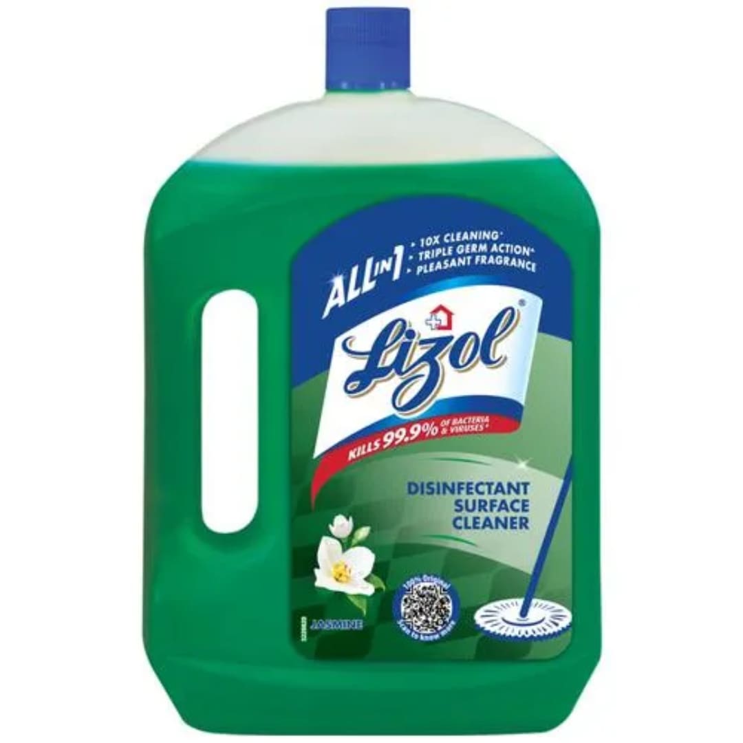 Lizol Disinfectant Surface & Floor Cleaner Liquid - Jasmine, 2 L