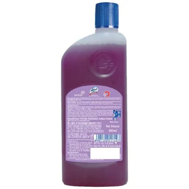 Lizol Disinfectant Surface & Floor Cleaner Liquid - Lavender, 500ML