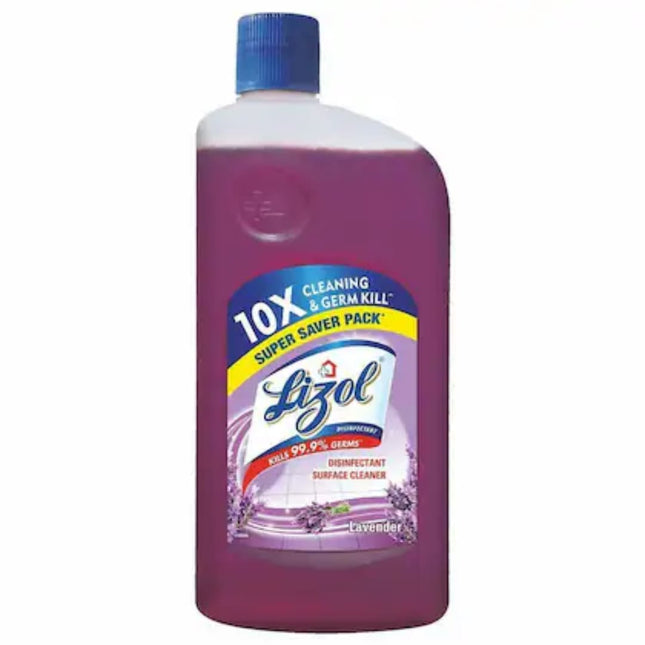 Lizol Disinfectant Surface & Floor Cleaner Liquid - Lavender, 975 ML
