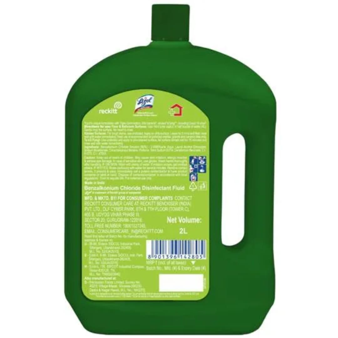 Lizol Disinfectant Surface & Floor Cleaner Liquid - Neem, 2 L