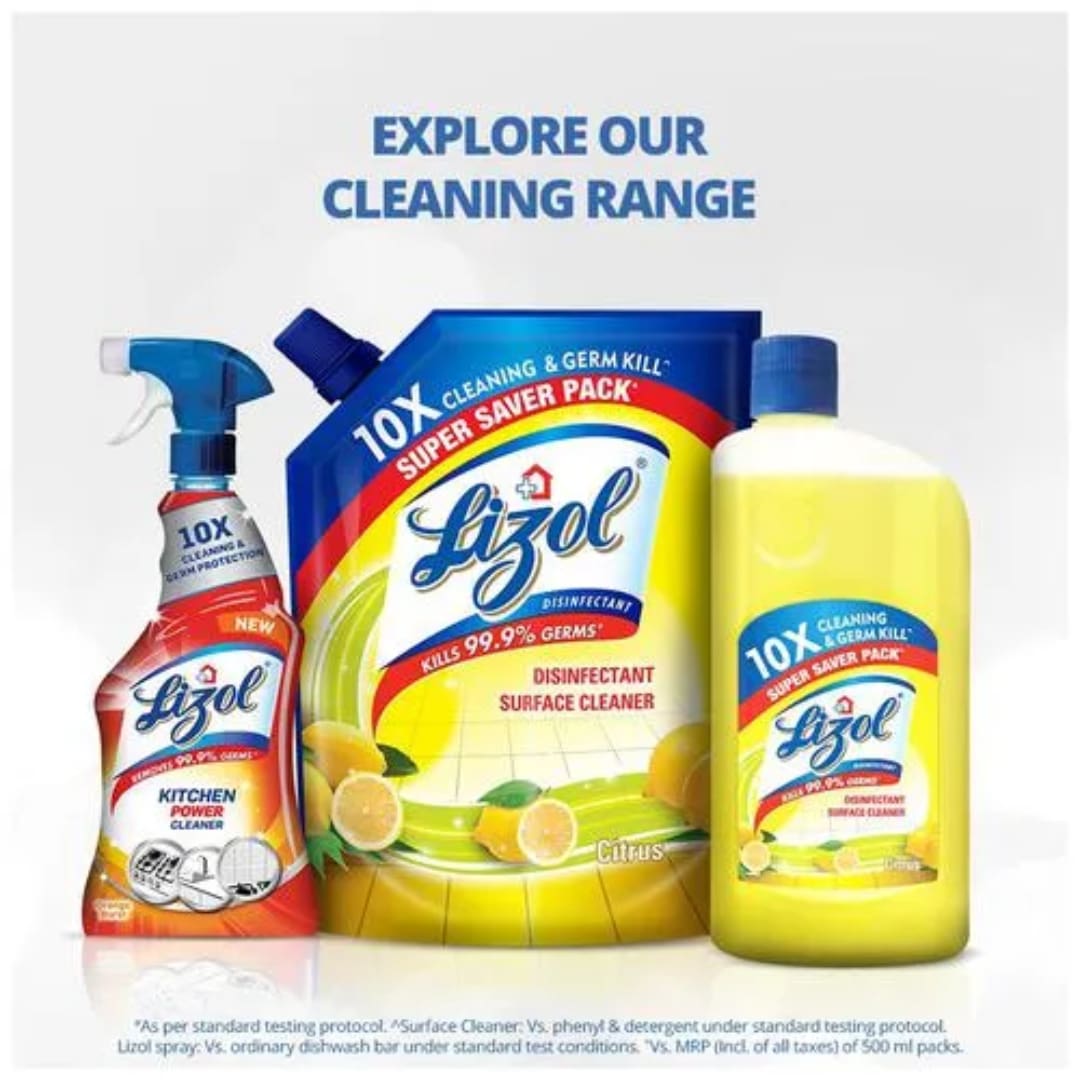 Lizol Disinfectant Surface & Floor Cleaner Liquid - Sandal, 500 ml