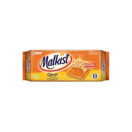 Mayora Malkist Cheese Flavoured Cracker Biscuits, 144 g