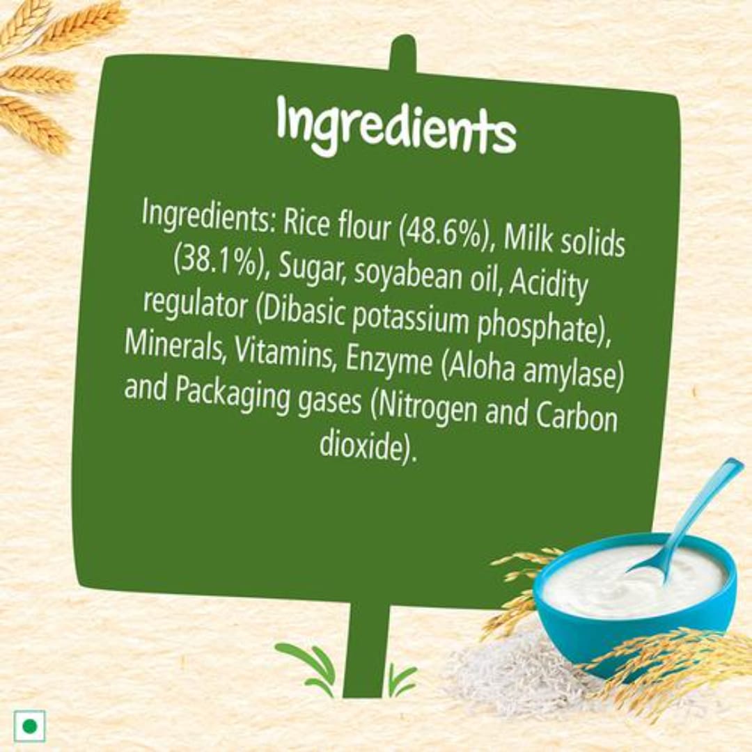 Nestle Cerelac Baby Cereal With Milk, Rice - From 6 To 24 Months, 300 g 