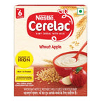 Nestle Cerelac Baby Cereal With Milk, Wheat Apple - From 6 To 24 Months, 350 g