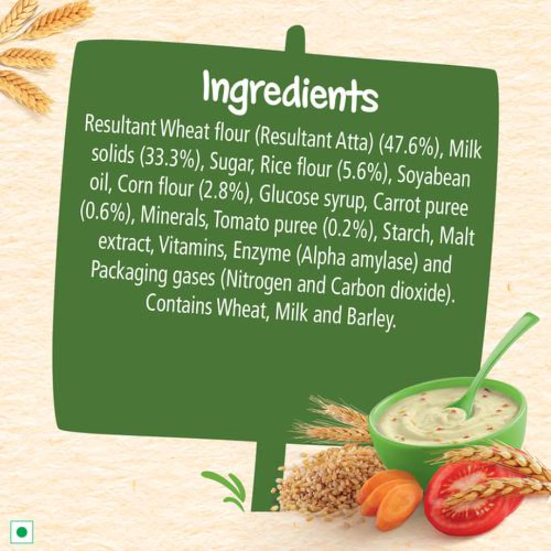 Nestle Cerelac Baby Cereal With Milk, Wheat - Rice Mixed Veg, From 10 To 24 Months, 300 g