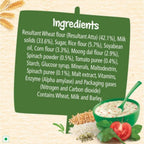 Nestle Cerelac Baby Cereal with Milk, Multigrain Dal Veg, From 12 to 24 Months, Stage 4, Source of Iron & Protein, 300g