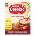 Nestle Cerelac Baby Cereal with Milk , Wheat Apple Cherry ,Stage 2, From 8 to 24 Months , Source of Iron & Protein , 300g