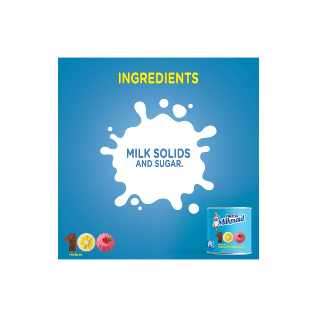 Nestle Milkmaid Tin, 380g/400g (Weight may Vary)