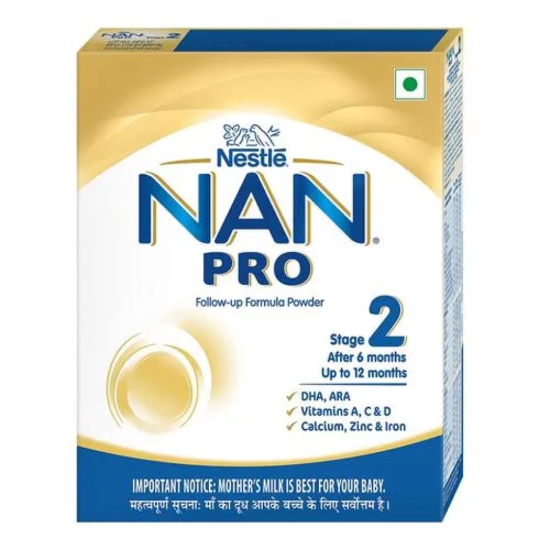 Nestle Nan Pro 2 Follow-Up Formula Powder - After 6 Months, Up To 12 Months, Stage 2, 400 g