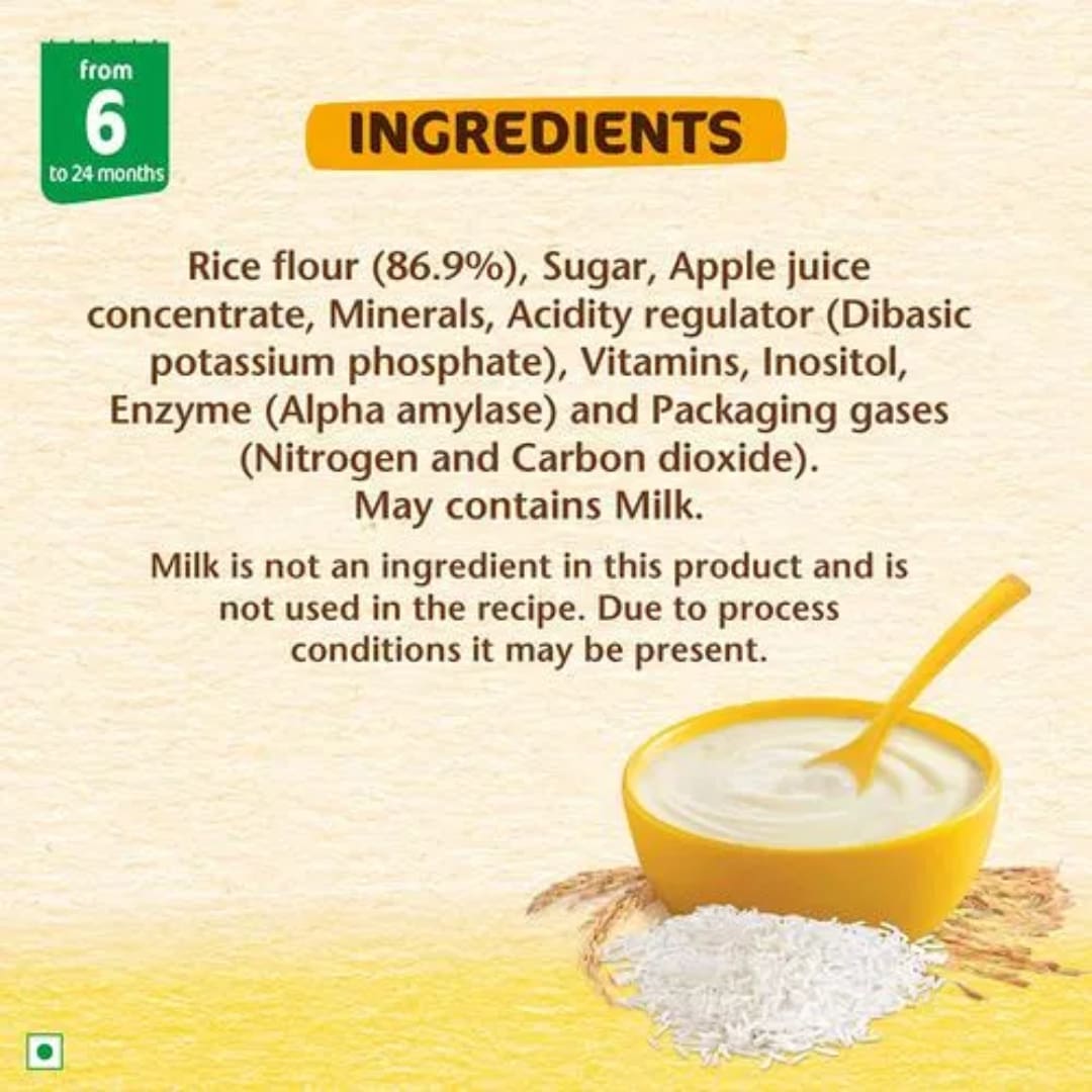 Nestle Nestum Baby Cereal - Rice, From 6 To 24 Months, Rich In Zinc & Selenium, 300g