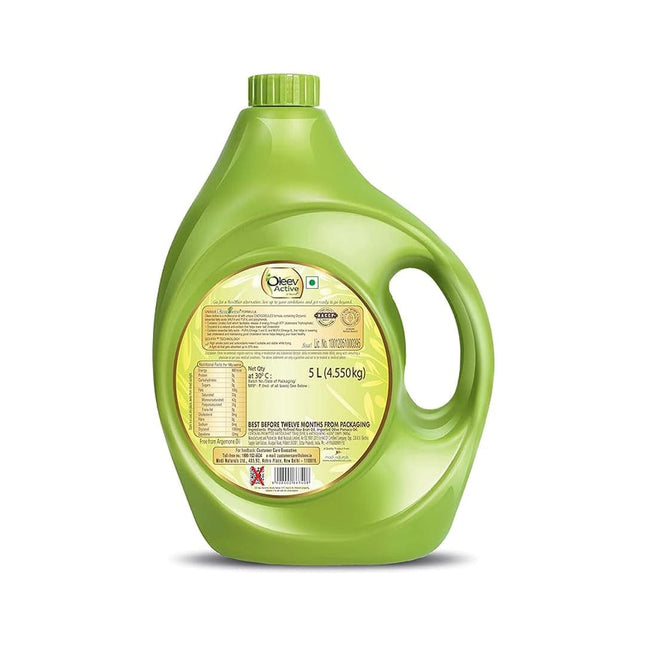 Oleev Active, with Goodness of Olive Oil Jar, 5L Jar