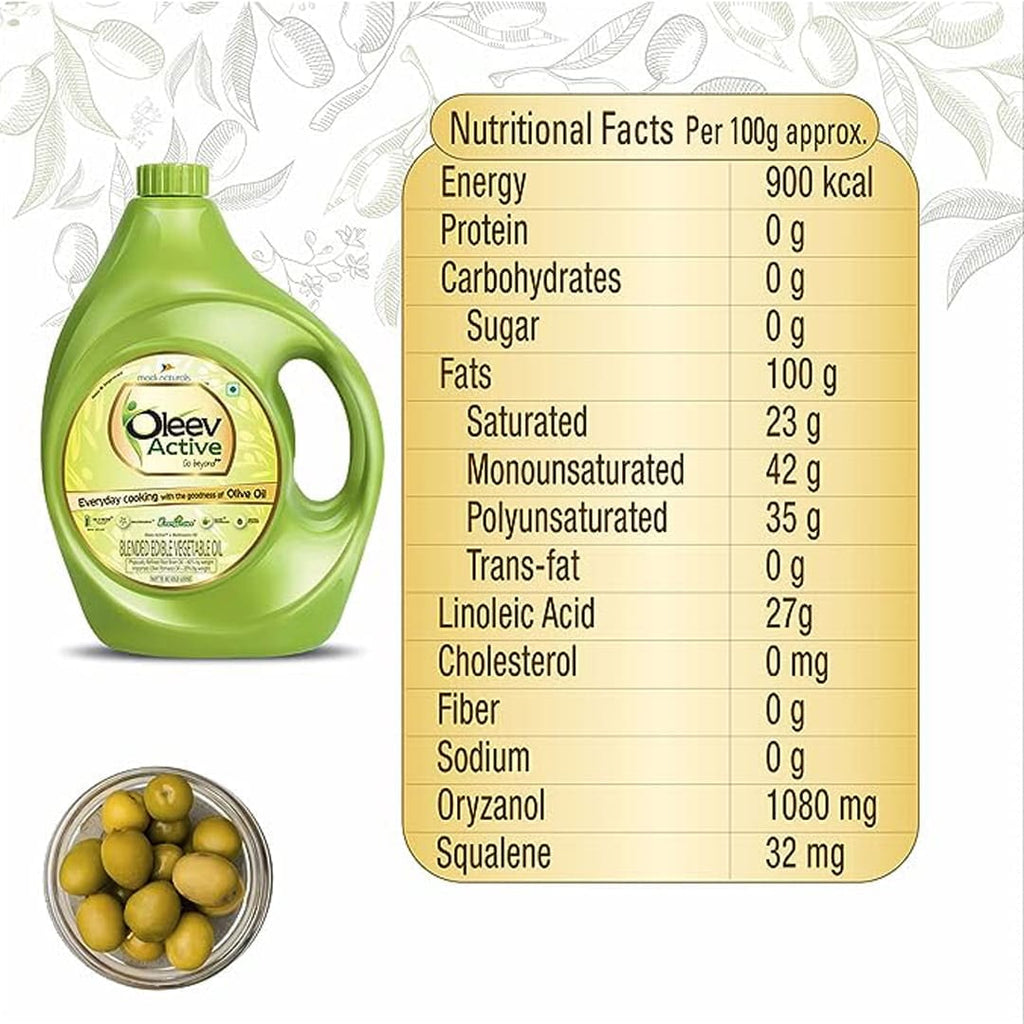 Oleev Active, with Goodness of Olive Oil Jar, 5L Jar