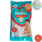 PAMPERS Active Baby Pants Large, 2 counts