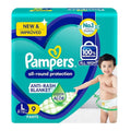 Pampers All round Protection Pants, Large size baby Diapers, (9-14kg) 9 Count Lotion with Aloe Vera