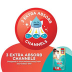 Pampers Extra Large Size, Blue Diapers Pants 7 count