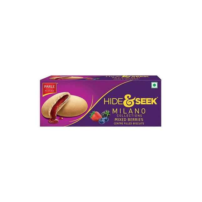 Parle Hide & Seek Milano Filled Mixed Berries Biscuits, 75 g