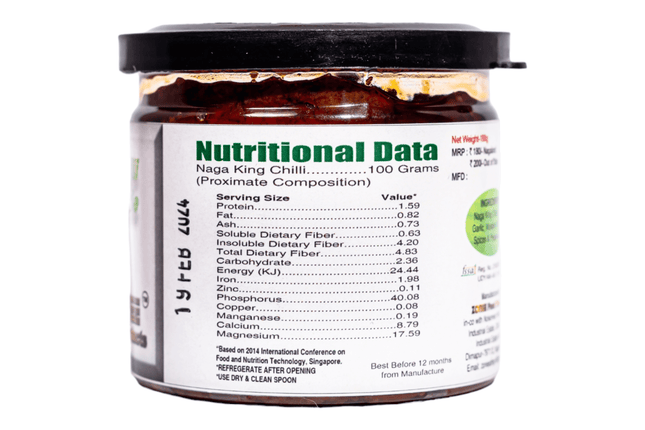 Zonee, Fresh Naga King Chilli Pickle, 180g