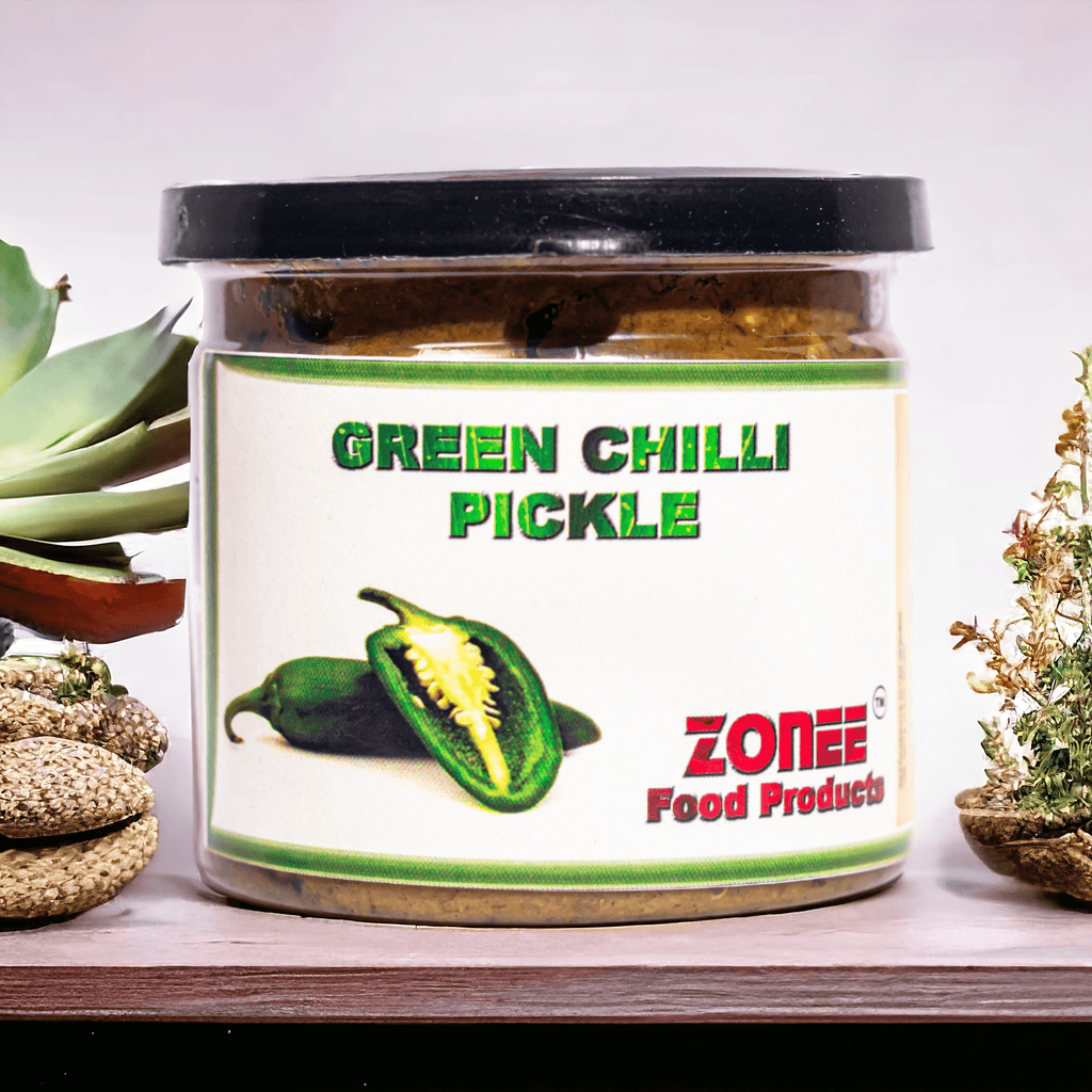 Zonee, Green Chilli Pickle, 180g
