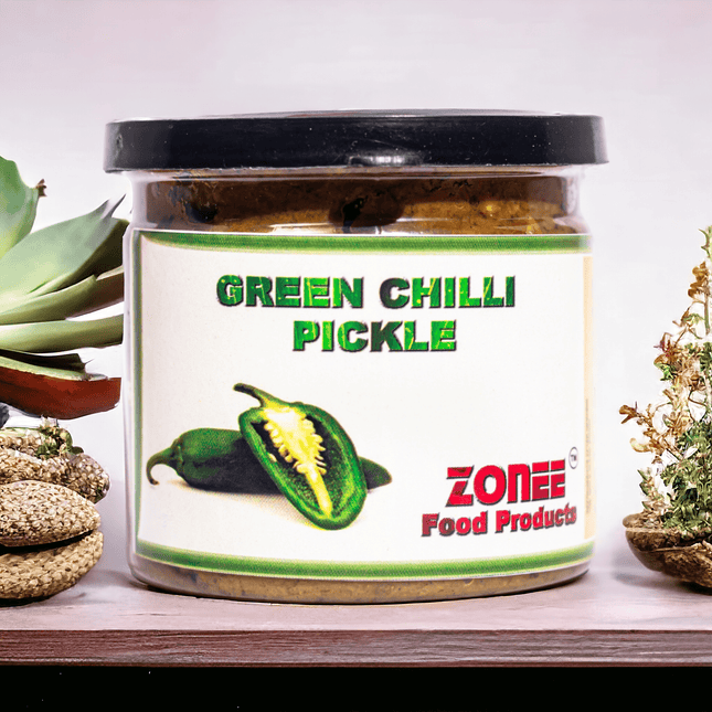 Zonee, Green Chilli Pickle, 180g