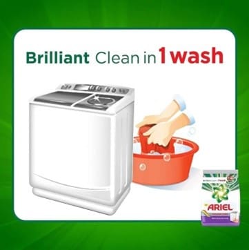 Ariel Color Detergent Washing Powder, 500g