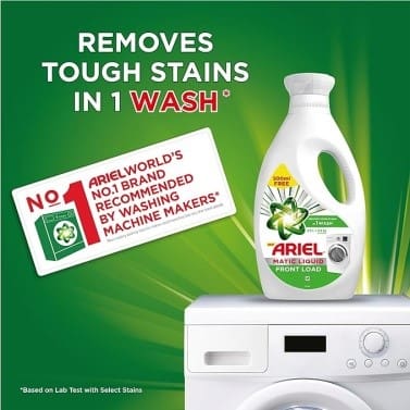 Ariel Matic Liquid Detergent Top Load 2 Ltr + 500 MilliLitre Free