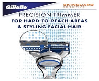 Gillette Skinguard Razor & Manual Shaving Razor Blades- pack of 2 cartridges