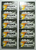 Gillette 7O'Clock Super Platinum - Premium Salon Box (100 Blades), Men