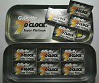 Gillette 7O'Clock Super Platinum - Premium Salon Box (100 Blades), Men