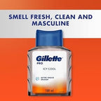 Gillette PRO AFTER SHAVE SPLASH ICY COOL 100ML