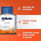 Gillette PRO AFTER SHAVE SPLASH ICY COOL 100ML
