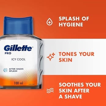 Gillette PRO AFTER SHAVE SPLASH ICY COOL 100ML