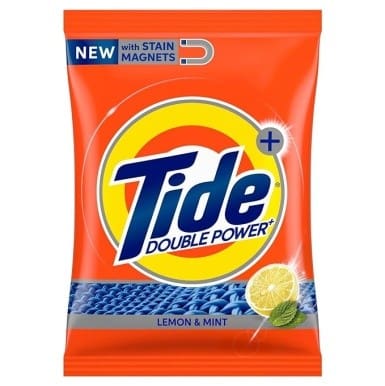 Tide Plus Detergent Washing Powder with Extra Power Lemon and Mint 45G+30G*60