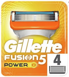Gillette Fusion Power shaving Razor Blades - 4s Pack (Cartridge)