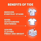 Tide Plus Detergent Washing Powder with Extra Power Lemon and Mint 45G+30G*60