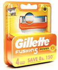 Gillette Fusion Power shaving Razor Blades - 4s Pack (Cartridge)