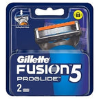 Gillette Fusion Proglide Blades for men with styling back blade - 2 count