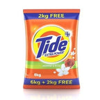 Tide Plus Double Power Jasmine & Rose Detergent Powder 6 kg (Get Extra 2 kg Free)