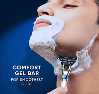 Gillette Mach 3 Turbo Comfort Manual Shaving Razor Blades - 4s Pack (Cartridge)