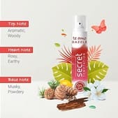 Secret Temptation Dazzle No Gas Deodorant Body Spray for Women, 120ml