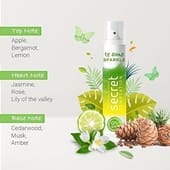 Secret Temptation Sparkle No Gas Deodorant Perfume Body Spray for Women, 120ml