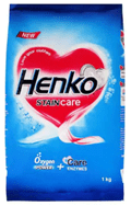 Henko Detergent Powder - Stain Care, 1 kg