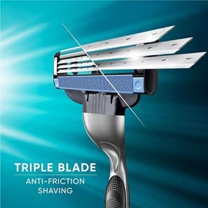 Gillette Mach 3 Manual Shaving Razor Blades - 2S Pack (Cartridge), Men