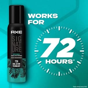Axe Signature Mysterious No Gas Deodorant Bodyspray For Men, 154 ml