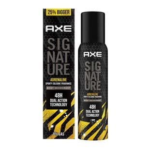 Axe Signature Adrenaline No Gas Body Deodorant For Men, 154 ml