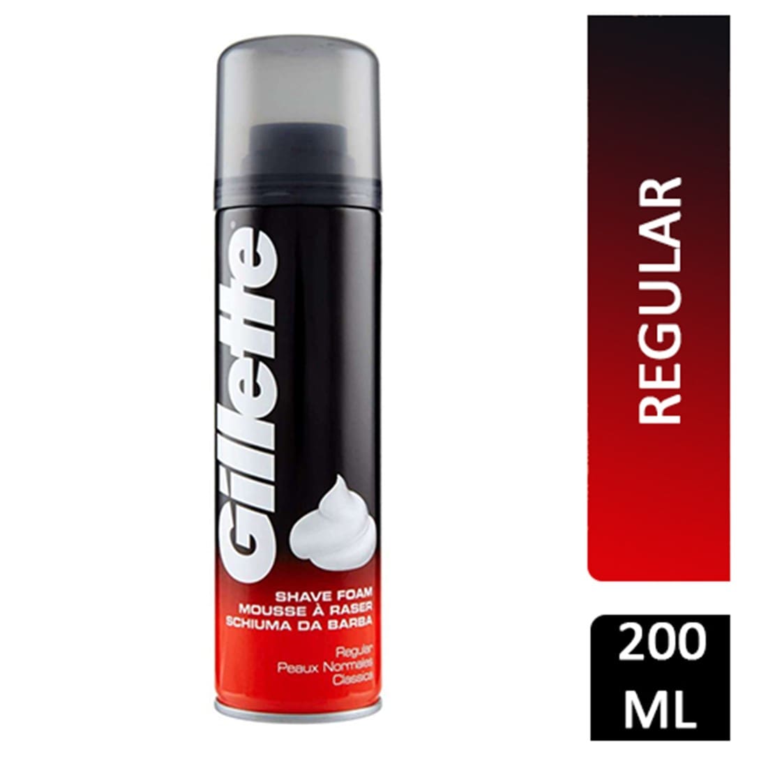 Gillette Shave Foam Regular 200ml